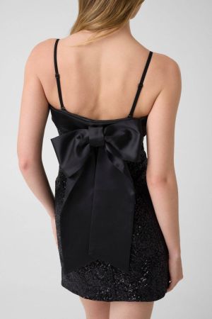 GIA MINI SEQUINS DRE K6923 Jet Black