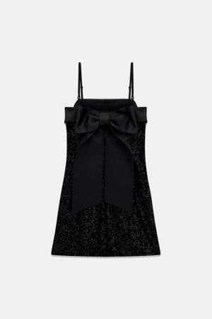 GIA MINI SEQUINS DRE K6923 Jet Black